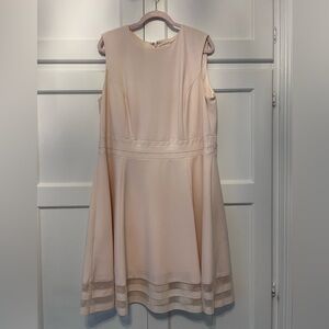 Calvin Klein A-Line Dress in Soft Pink